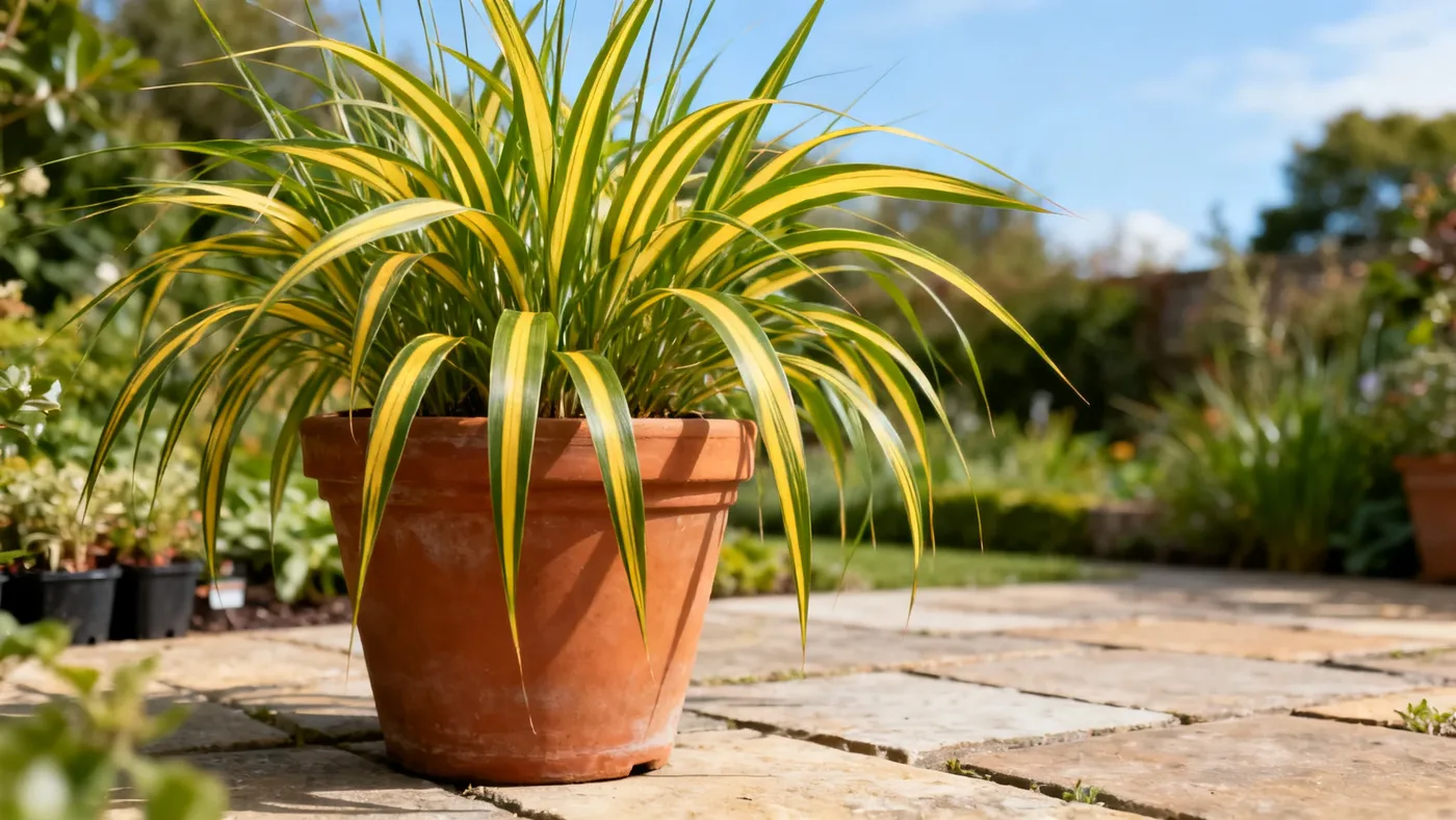 Growing Dwarf Zebra Grass in Containers and Pots